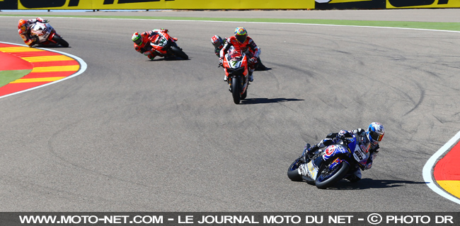  Guintoli, Davies, Rea, Giugliano et Van den Mark - WSBK Espagne (3 sur 14) Déclarations des pilotes World Superbike à Aragon