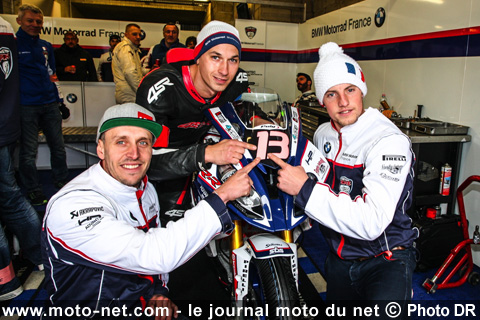 BMW en pole position des 24 Heures Motos 2016