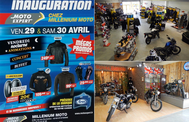 Inauguration du nouveau Moto Expert à Saint-Etienne