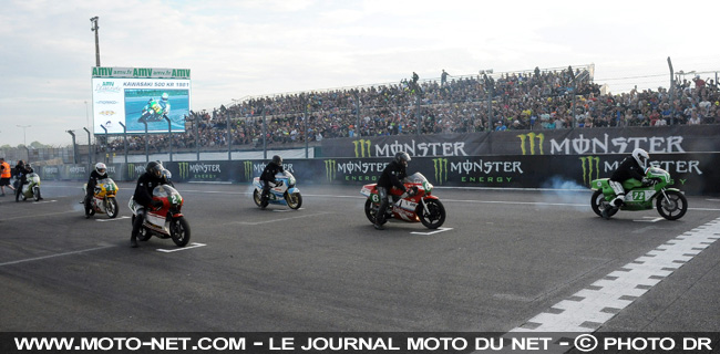 Galerie photo : expo L'Age d'or du 2-temps au GP de France moto