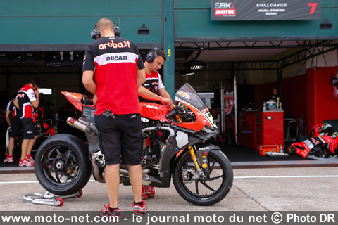 Ducati n°7 - World Superbike : heures supplémentaires à Misano 