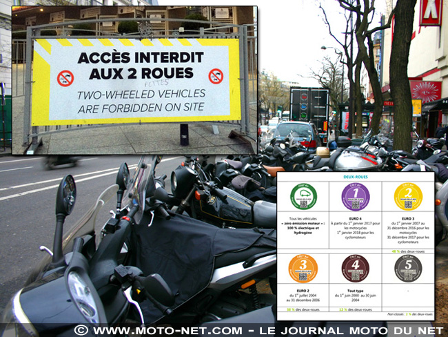 Paris interdite aux motos : la FFMC dénonce le retour de la vignette