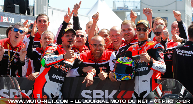  Giugliano et Davies - WSBK États-Unis (9 sur 13) Déclarations des pilotes World Superbike à Laguna Seca