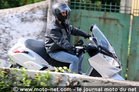 Test Moto Net scooter Peugeot Satelis Compressor : Musclor Junior