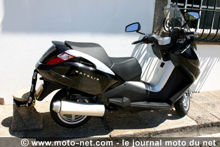 Test Moto Net scooter Peugeot Satelis Compressor : Musclor Junior