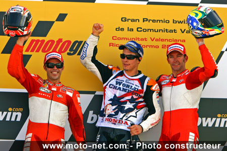 Grand Prix Moto de Valence 2006 : le tour par tour sur Moto-Net