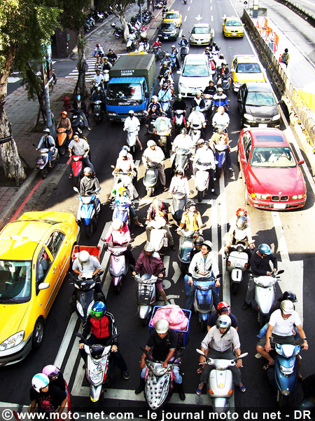 Deux-roues en ville : les leçons de Taiwan