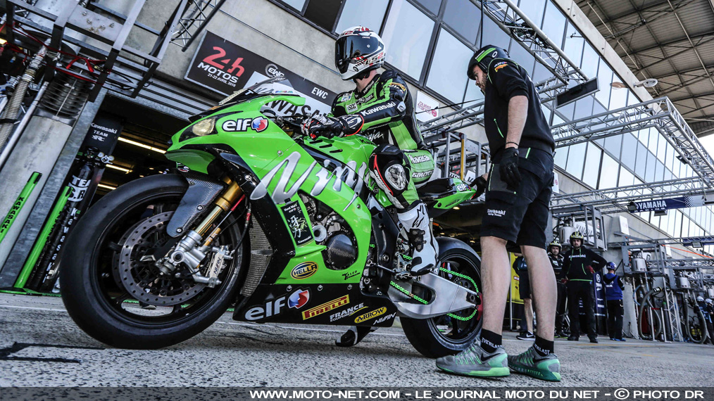 Kawasaki en pole position des 24H Motos du Mans 2018