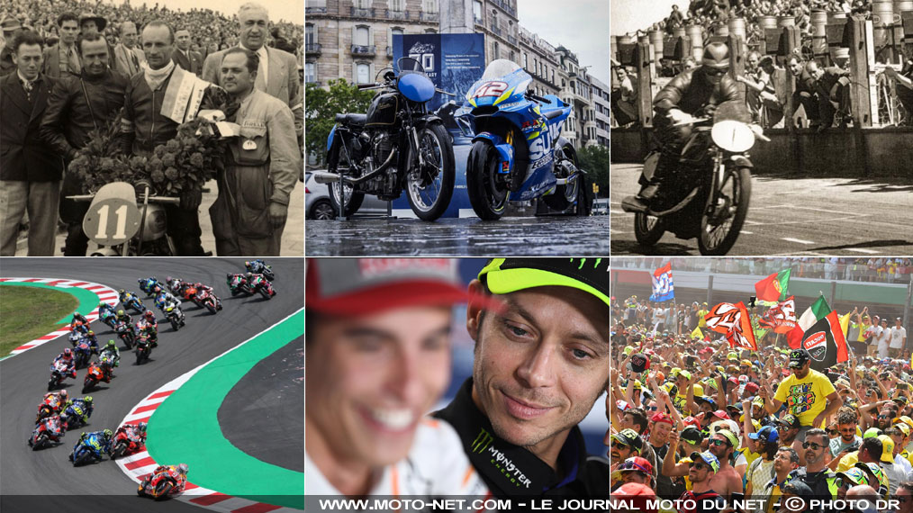 Le championnat du monde des Grands Prix moto fête ses 70 ans
