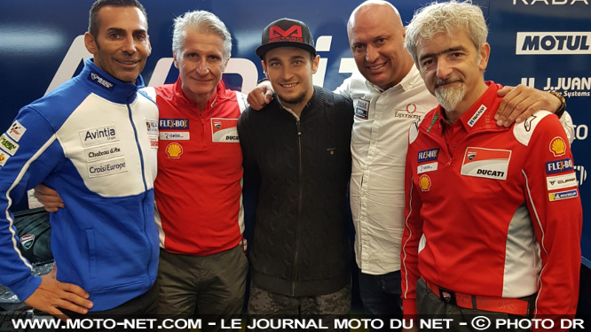 Karel Abraham sur la Ducati Avintia Racing en 2019 et 2020