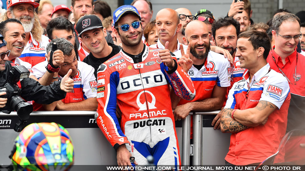 GP des Pays-Bas MotoGP - Petrucci (2ème) : Je suis convaincu que je pouvais doubler Rossi