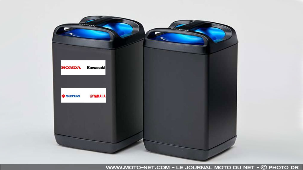 Des batteries communes aux deux-roues Honda, Kawasaki, Suzuki et Yamaha 
