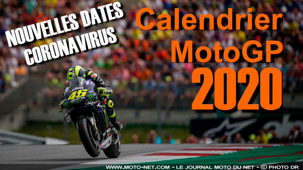 Calendrier des courses du championnat du monde des Grands Prix MotoGP 2020