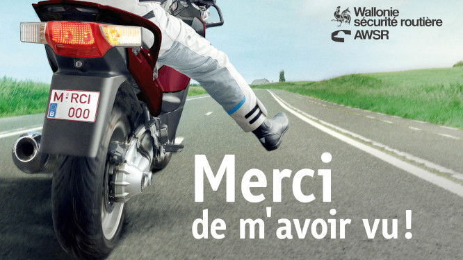 La sécurité routière belge demande aux automobilistes de faire attention aux motards