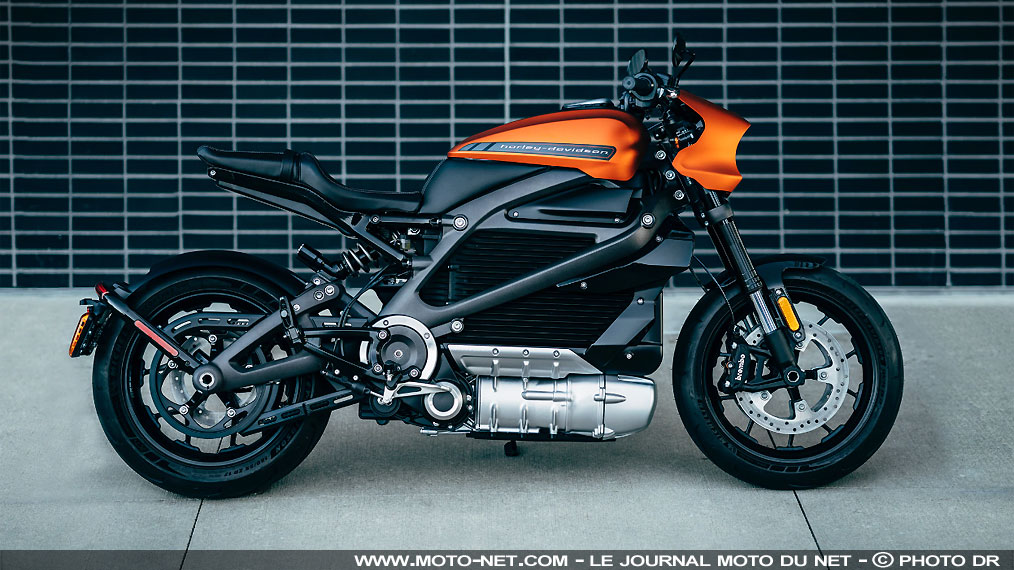 105 ch et 249 kg pour la moto électrique Harley-Davidson LiveWire