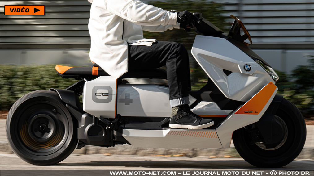 Scooter CE 04, futur modèle d'une gamme BMW Motorrad électrique