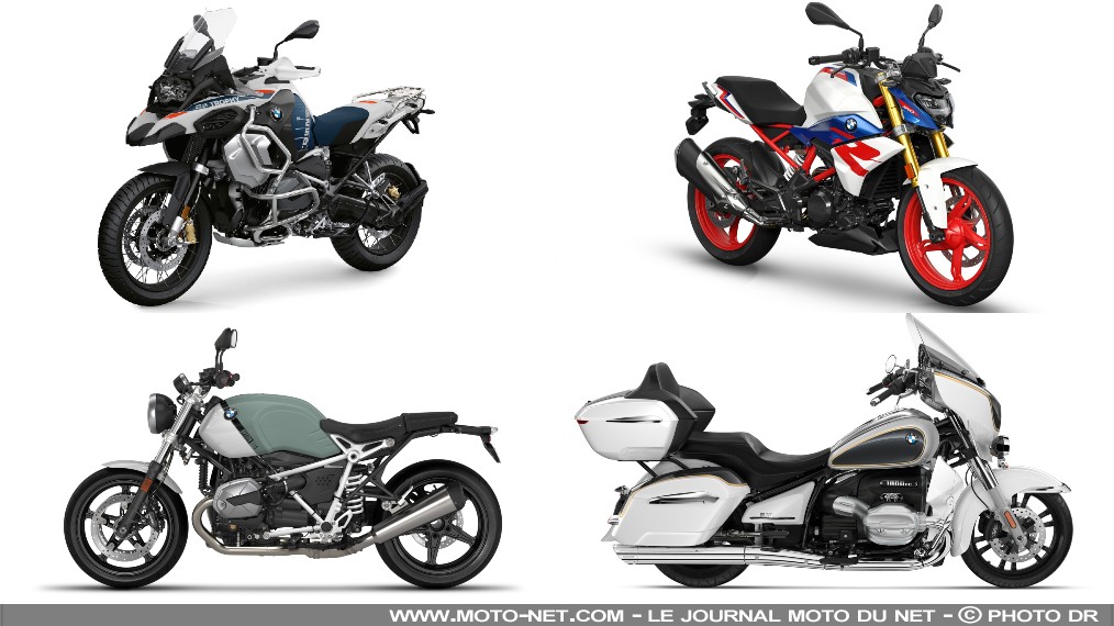 Les nouveaux coloris des motos et scooters BMW 2023 