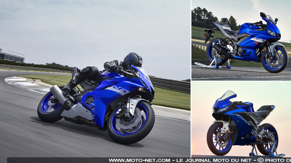 Les coloris et le pack Sport des Yamaha YZF-R6, YZF-R3 et YZF-R125 2020