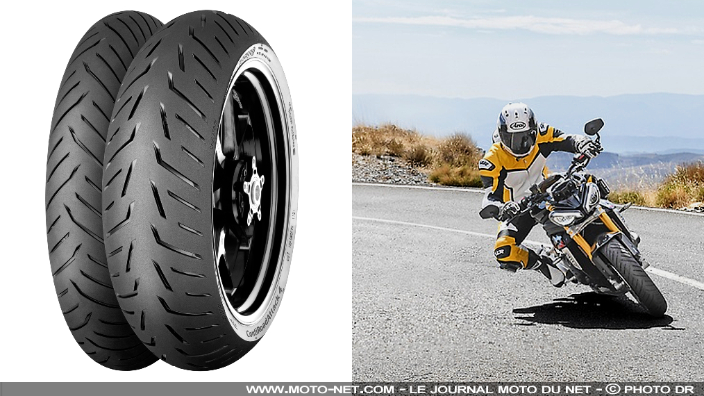Continental ContiRoadAttack 4 : le pneu pour motos "Hyper-touring"