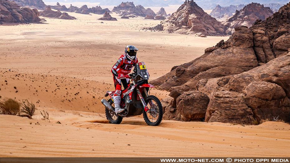 Daniel Sanders lance le Dakar moto 2022 sur sa GasGas