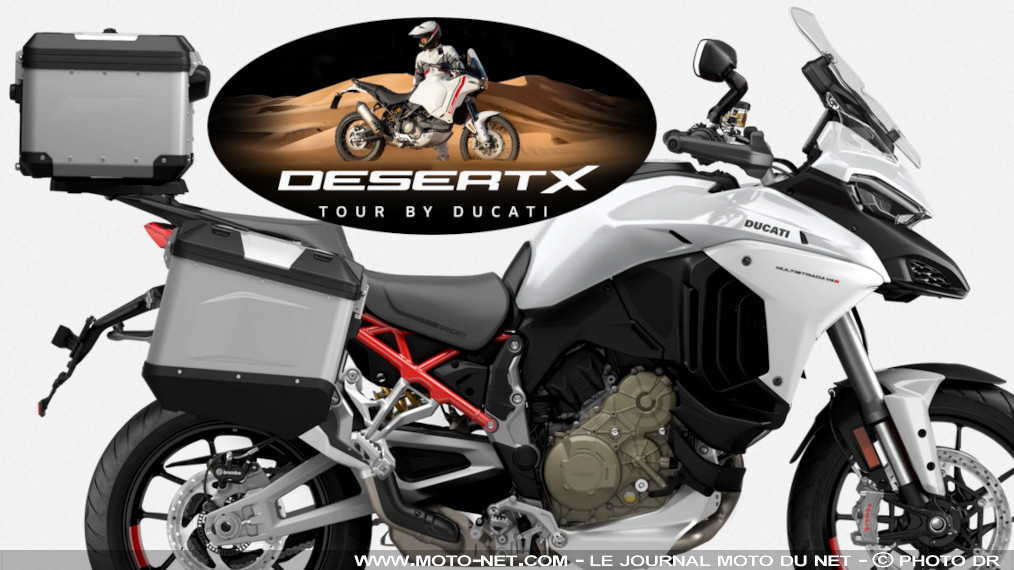 Mises à jour pour la Multistrada V4 en 2022, grande tournée pour la DesertX