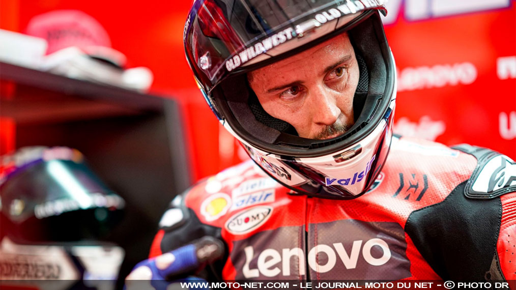 Andrea Dovizioso se casse la clavicule pendant une course de motocross...