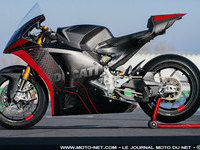 Ducati branche son prototype de moto de course électrique