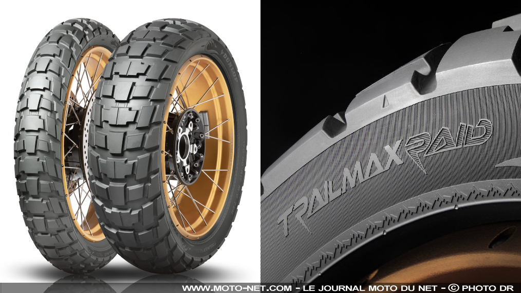 Nouveau pneu trail Trailmax Raid : Dunlop fait du 50/50