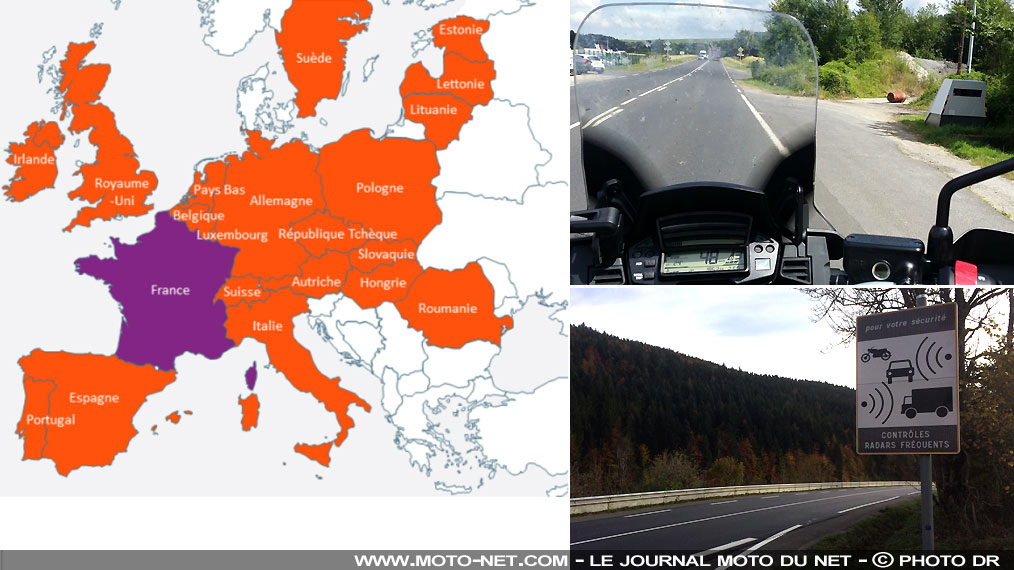 L'Irlande, la Suède et la France dénoncent leurs conducteurs en excès de vitesse