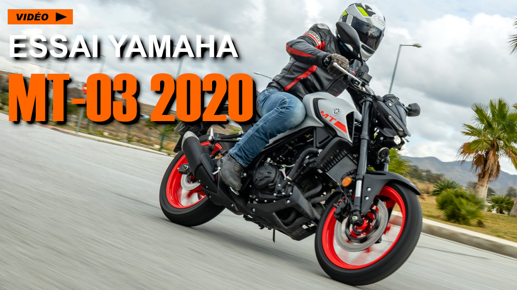 Essai vidéo de la nouvelle Yamaha MT-03 2020