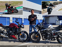 Essai vidéo Triumph Street Triple 765 R et RS 2023