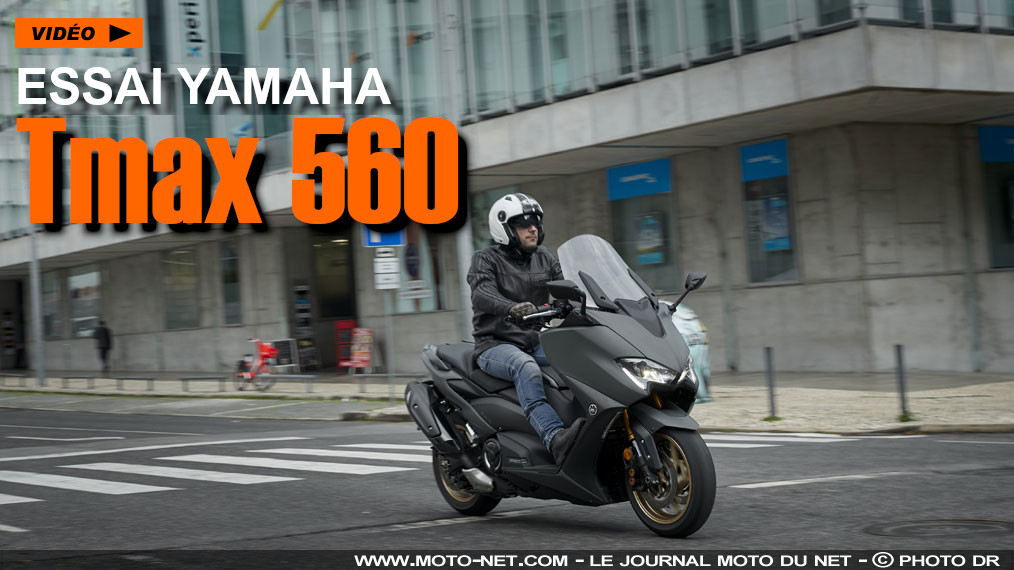 Essai vidéo du nouveau Tmax 560