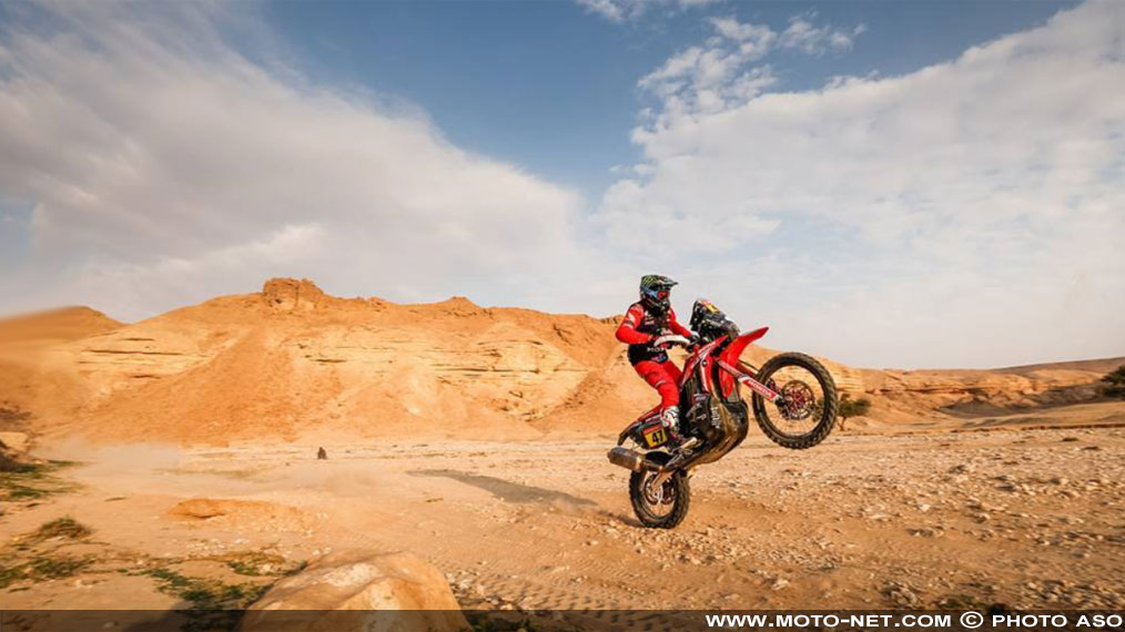Dakar moto 2021 étape 5 : Kevin Benavides (Honda) a du nez !