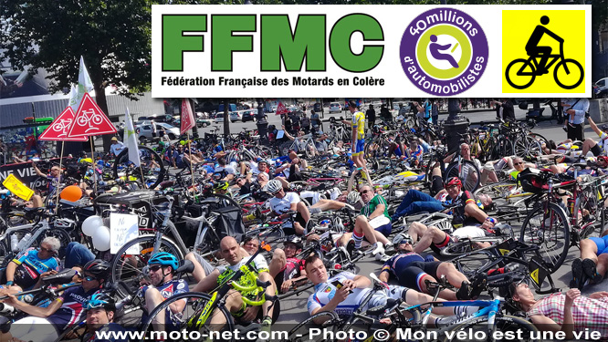 Mon vélo est une vie rejoint le combat de la FFMC et de 40 millions d'automobilistes