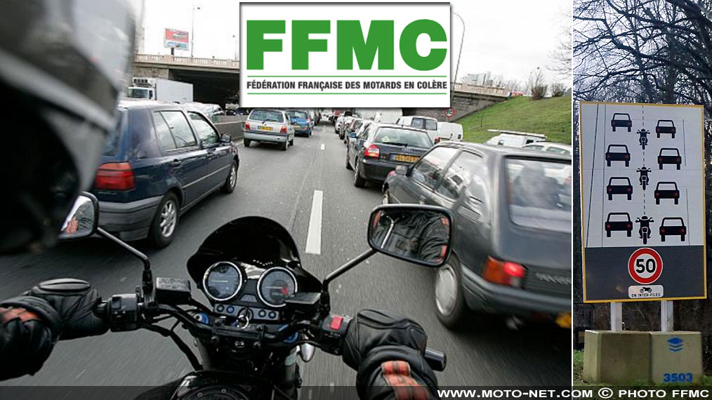 La FFMC hausse le ton face au maintien l'interdiction de l'interfiles à moto