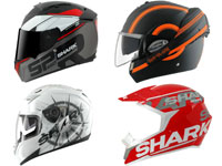 Casques moto : quatre nouveautés Shark en 2012