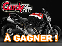 Cardy met en jeu une Ducati Monster 696 Art !