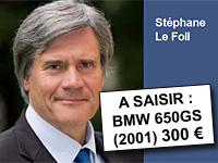 La BMW F650GS de Stéphane Le Foll est-elle une épave ?