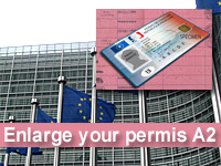 La Commission européenne élargit la définition du permis A2