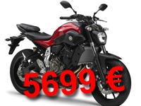 La Yamaha MT-07 fin mars au prix de 5699 euros
