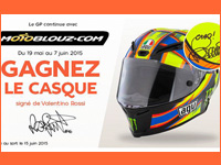 Gagnez le casque AGV signé par Valentino Rossi !