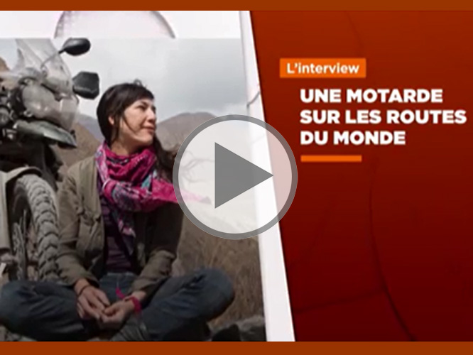 Vidéo moto du vendredi : Mélusine Mallender, une motarde sur les routes du monde