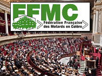 La FFMC défend la remontée de files à l'Assemblée nationale