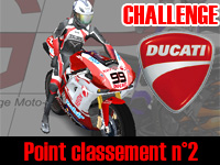 Jeu moto : rebondissements en tête du Challenge Ducati !