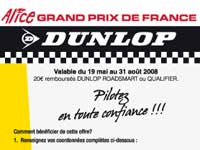 Dunlop rembourse 20 euros aux spectateurs du Grand Prix de France Moto