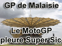 Grand Prix moto de Malaisie : hommages à Marco Simoncelli...