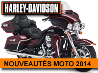 Les nouvelles motos Harley Davidson 2014 au salon de Paris