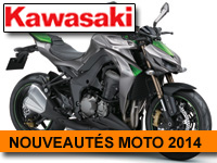 Les nouvelles motos Kawasaki 2014 au salon de Paris