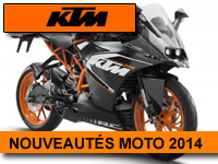 Les nouvelles motos KTM 2014 au salon de Paris