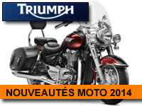 Les nouvelles motos Triumph 2014 au salon de Paris